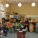 Trommelkurs für Schüler in der Förderschule Bernburg
