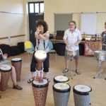 Foto: Samba trommeln in Donndorf Thüringen