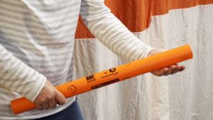 Foto: Bunte Boomwhacker in der Nutzung