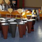 Fotos: Trommelprojekt mit Schülern der Grundschule in Braunsbedra