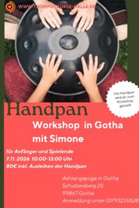 Handpan Workshop in Gotha, 7.11.2026